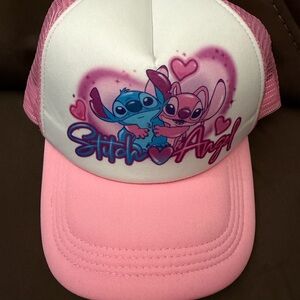 Disney’s Lilo & Angel Pink Trucker Cap